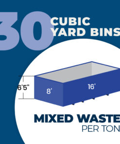 Mixed Waste Disposal & Bin Rental 30 yard