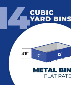14-cubic Yard Bin Rental | Metal Waste - Flat Rate